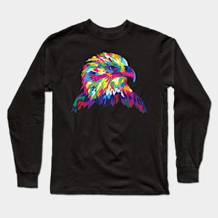 Abstract Hawk Long Sleeve T-Shirt